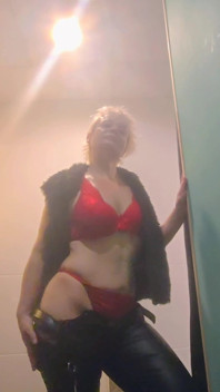 Leather Pants at the Gym