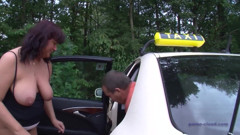 Porno Cloud: Big boobs taxi driver