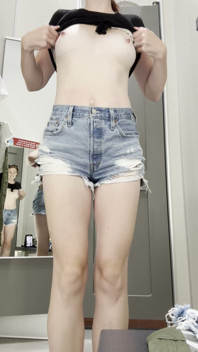 Playing with Myself in the Target Fitting Room