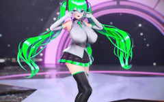 Smixix: Hatsune Miku Buka Pakaian Tetek Besar Menari Hentai Vocaloid Bibbidiba...
