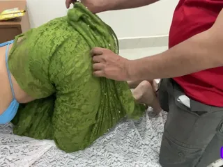 Sammy Sins: Desi Aunty First Took Cock in Her Pussy From Behind...