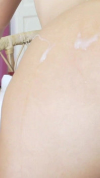 Cumshot and Twerk with Slow Motion