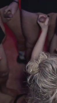 Ggg Blonde Woman Gang Bang Party Cocks in the Ass and Pussy