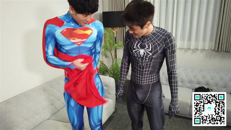 Mochi Boys: Superman x Spiderman kostým - roleplay