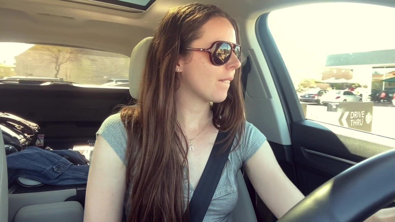 Nadia Foxx: Cumming *embarassingly* Hard in a Starbucks Drive Thru (lush Control Part 2)