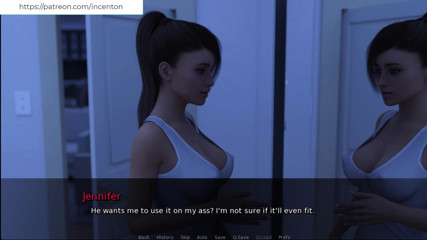 Johannes Gaming: Inside Jennifer - Using the dildo on her tight ass