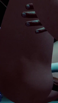 Molliges mädchen doppelpenetration mit einem Schwanz und einem Dildo | 3D-porno