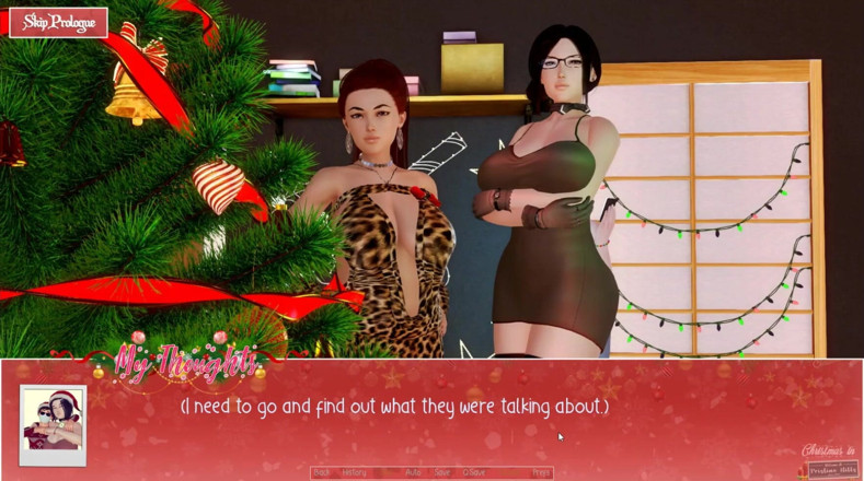 Cumming Gaming: Unlimited Christmas [xmas hentai porn play] ep.2 Christmas trip with sexy...