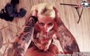 EroCom: Milf tatuada con cabello rubio y pezones en forma de...