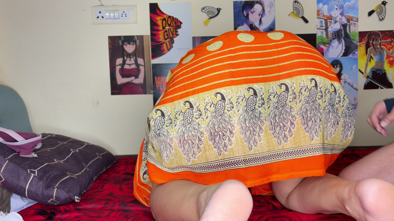 HunnyBunny: Culona india madrastra perfectamente follada en perrito y preñada por...