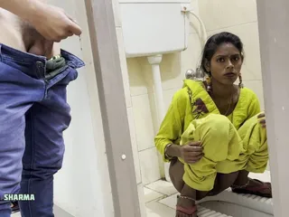 Desi Club House: After Pissing in Toilet Desi Bhabhi Fucking Hard by Neighbor...