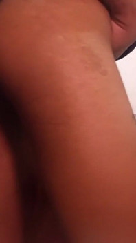 Skinny Girl Giving Her Ass a Good Taste