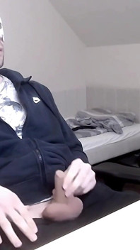 Live Uncut Sissy Masturbation: Webcam Domination & Ass-toy Cumshot