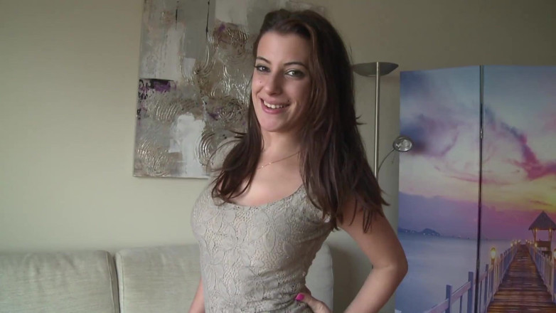 Public Entertainment: Brunette teen seduced by big cock