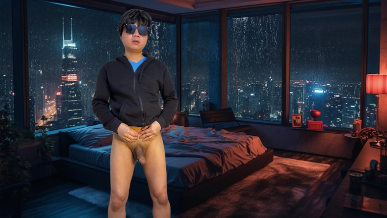 Great J: Sexuální touha pro sexy mechanika s velkým lahodným ptákem