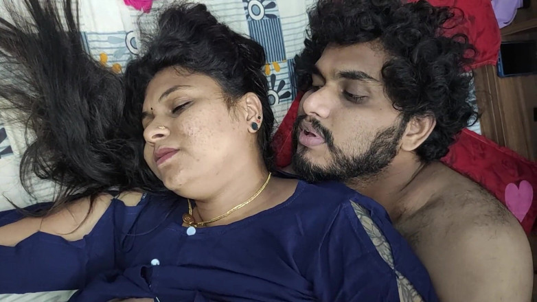 Vaishnavysharunraj: Blue Top Removal Hot Romance, Lip Loc, Boobs Suck and...