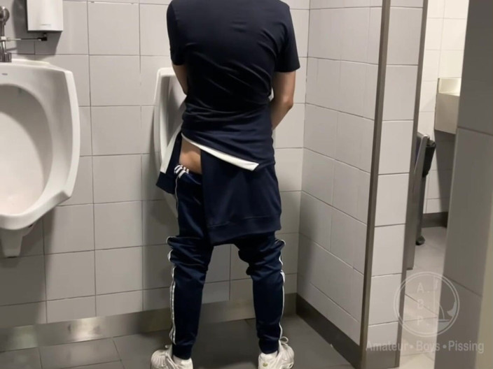 AmateurBoysPissing: Homemade Roommates Mutual Dare Expose Your Ass While Peeing in...