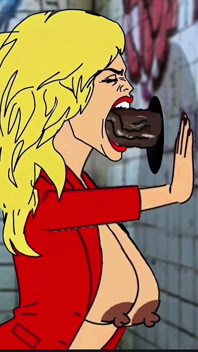 Isteri putih menghisap zakar hitam besar di tandas awam yang kotor. Isteri blowjob kote hitam besar lubang kemuliaan