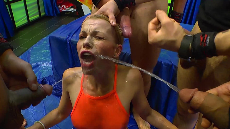 German Hardcore Gangbang: Ggg - ducha de esperma especial