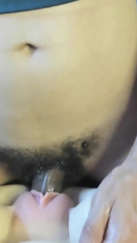 Your Blonde T-sis Fucking a Pussy with Her Hairycock
