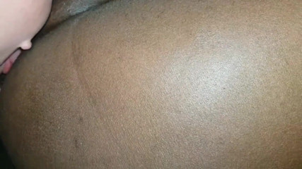 Real homemade BBW BBC porn: Licking BBC Ass and Balls