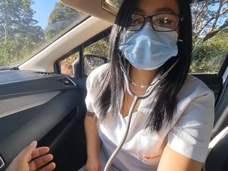 Pinay Lovers Ph: Pinay Nurse Girl Fucked on Road Inside the Car