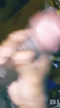 Jerkin 'My huge uncut Dick & Cummin' Massive Load