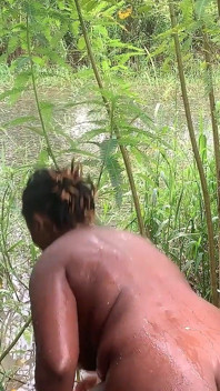 Isabella and Friends Nude at the Pond