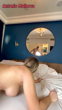 Sladká španělská blondýna s velkým zadem dostane bušení