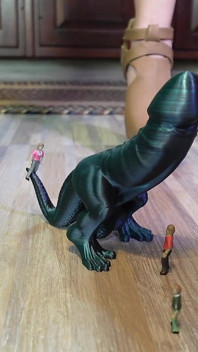 Stomping on Tiny's with Dino Dick