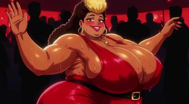 Huge Boobs: Wanita gemuk dengan buah dada besar