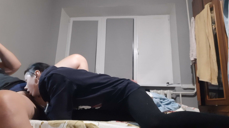 Lesbian-illusion: I Quickly Cum in Her Mouth, but She Doesn’t Stop...