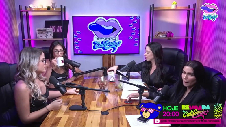 California TV: Zwei Hotties in Einer Show Des Dirtytalks - Bruna Carlos Und...