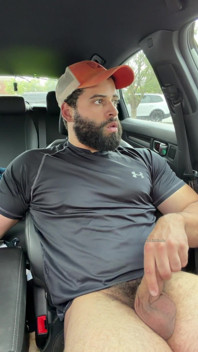 Muscle Cub in the Car