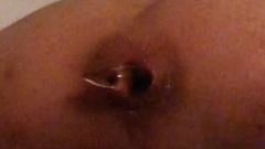 LanaSherin: Glass Toy Fully Inside My Ass!