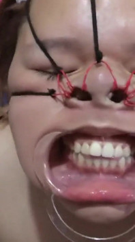 Fucking Her Face with a Beautiful Bondage Style