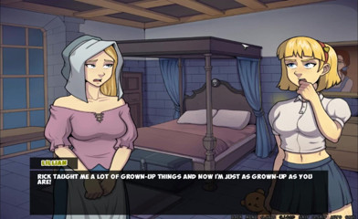 Hentai World: Lovec čarodějnic theesome 2 blonďatá kuřba