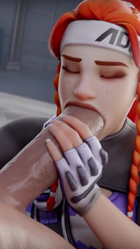 O primeiro encontro de Brigitte deu errado - anal &gozada interna 3 vezes seguidas Overwatch 3D Animation