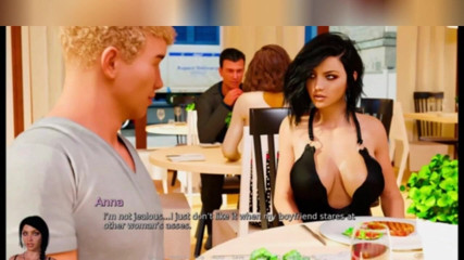 3DXXXTEEN2 Cartoon: Anna sparar sin saftigaste biff åt Ashley. 3D porr tecknad sex