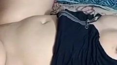 Beautiful Hot Teen Get Her Pussy Played by Her Long Hair Indian Friend Who Rubbed Her Pussy by His Cock