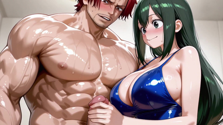 Prznai: Shanks (op) X Tsuyu (mha)
