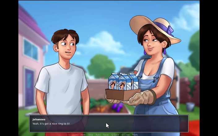 Johannes Gaming: Summertime saga - delivering milk from Diana