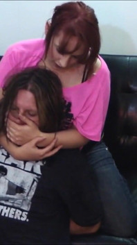 Hand Gagged by the Girl Next Door!
