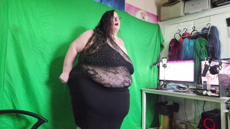 SSBBWLadyBrads: Ssbbw şehvetli hareketler ve striptiz