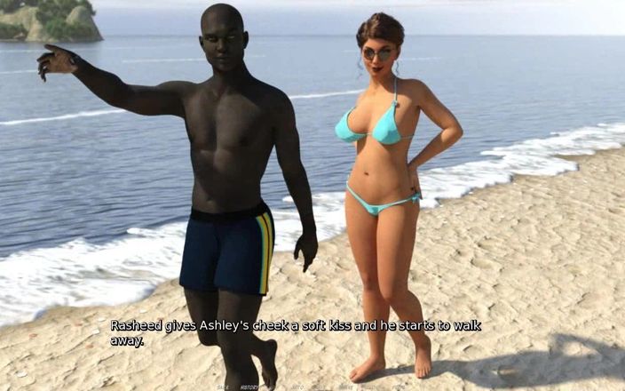 Dirty GamesXxX: Хотвайф Ashley: куколд и его жена в бикини на пляже, эпизод 2