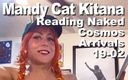 Cosmos naked readers: Mandy Cat Kitana lendo nua o Cosmos Arrivals 19-02