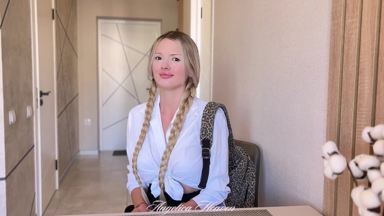 AngelicaHeaven: Молода дівчина прийшла на порнокастинг і її трахнули в дупу