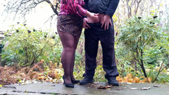 OurFetishLife: Soacra grasă știe să facă sex oral adânc în gât