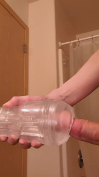 Pumping a Creampie Into My Fleshlight & Letting It Leak Out