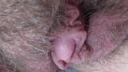 Cuteblonde666: Estremo primo piano sulla mia figa pelosa